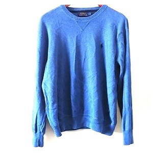 Denim Blue Sweater Polo